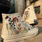 Custom Floral Embroidered Shoes, Handmade Embroidered Converse, Converse Custom, Converse Wreath Flower, Custom Flower Chuck Taylor 1970s - 4.jpg