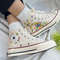 Custom Floral Embroidered Shoes, Handmade Embroidered Converse, Converse Custom, Converse Wreath Flower, Custom Flower Chuck Taylor 1970s - 5.jpg