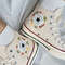 Custom Floral Embroidered Shoes, Handmade Embroidered Converse, Converse Custom, Converse Wreath Flower, Custom Flower Chuck Taylor 1970s - 7.jpg