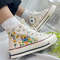 Custom Floral Embroidered Shoes, Handmade Embroidered Converse, Converse Custom, Converse Wreath Flower, Custom Flower Chuck Taylor 1970s - 8.jpg