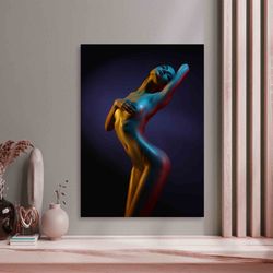 naked couple photo, nude canvas, sexy man woman poster, sexy man poster, naked couple poster, naked man art canvas, sexy
