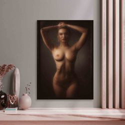 naked couple photo, nude canvas, sexy man woman poster, sexy man poster, naked couple poster, naked man art canvas, sexy