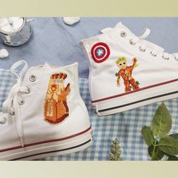 custom floral embroidered shoes, handmade embroidered converse, converse custom, converse wreath flower, custom flower c