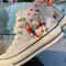 Custom Floral Embroidered Shoes, Handmade Embroidered Converse, Converse Custom, Converse Wreath Flower, Custom Flower Chuck Taylor 1970s - 2.jpg