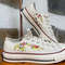 Custom Floral Embroidered Shoes, Handmade Embroidered Converse, Converse Custom, Converse Wreath Flower, Custom Flower Chuck Taylor 1970s - 2.jpg