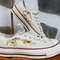 Custom Floral Embroidered Shoes, Handmade Embroidered Converse, Converse Custom, Converse Wreath Flower, Custom Flower Chuck Taylor 1970s - 6.jpg