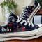 Custom Floral Embroidered Shoes, Handmade Embroidered Converse, Converse Custom, Converse Wreath Flower, Custom Flower Chuck Taylor 1970s - 2.jpg