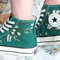 Custom Floral Embroidered Shoes, Handmade Embroidered Converse, Converse Custom, Converse Wreath Flower, Custom Flower Chuck Taylor 1970s - 8.jpg