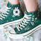 Custom Floral Embroidered Shoes, Handmade Embroidered Converse, Converse Custom, Converse Wreath Flower, Custom Flower Chuck Taylor 1970s - 9.jpg