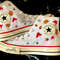 Custom Floral Embroidered Shoes, Handmade Embroidered Converse, Converse Custom, Converse Wreath Flower, Custom Flower Chuck Taylor 1970s - 7.jpg