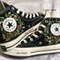 Custom Floral Embroidered Shoes, Handmade Embroidered Converse, Converse Custom, Converse Wreath Flower, Custom Flower Chuck Taylor 1970s - 2.jpg