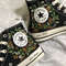 Custom Floral Embroidered Shoes, Handmade Embroidered Converse, Converse Custom, Converse Wreath Flower, Custom Flower Chuck Taylor 1970s - 5.jpg