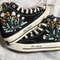 Custom Floral Embroidered Shoes, Handmade Embroidered Converse, Converse Custom, Converse Wreath Flower, Custom Flower Chuck Taylor 1970s - 7.jpg
