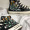 Custom Floral Embroidered Shoes, Handmade Embroidered Converse, Converse Custom, Converse Wreath Flower, Custom Flower Chuck Taylor 1970s - 8.jpg