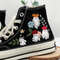 Mushroom And Ghost Converse, Halloween Converse, Custom Floral Embroidery Shoes, Converse Floral, Embroidered Mushroom Shoes, High Tops - 4.jpg