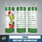 Christmas Tumbler Sublimation Designs 20oz Skinny Tumbler Wrap, Cartoon Funny Christmas Design Tumbler PNG Digital 2D (68).jpg