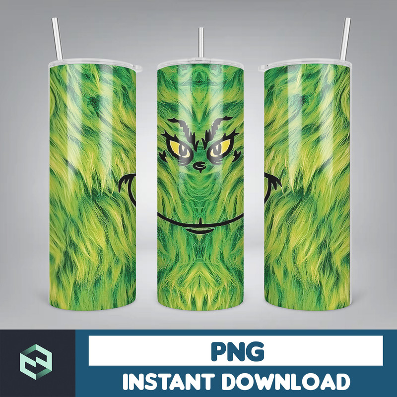 Christmas Tumbler Sublimation Designs 20oz Skinny Tumbler Wrap, Cartoon Funny Christmas Design Tumbler PNG Digital 2D (82).jpg