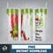 Christmas Tumbler Sublimation Designs 20oz Skinny Tumbler Wrap, Cartoon Funny Christmas Design Tumbler PNG Digital 2D (83).jpg