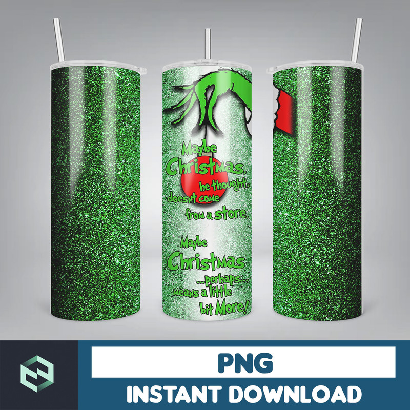 Christmas Tumbler Sublimation Designs 20oz Skinny Tumbler Wrap, Cartoon Funny Christmas Design Tumbler PNG Digital 2D (20).jpg