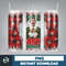 Christmas Tumbler Sublimation Designs 20oz Skinny Tumbler Wrap, Cartoon Funny Christmas Design Tumbler PNG Digital 2D (25).jpg