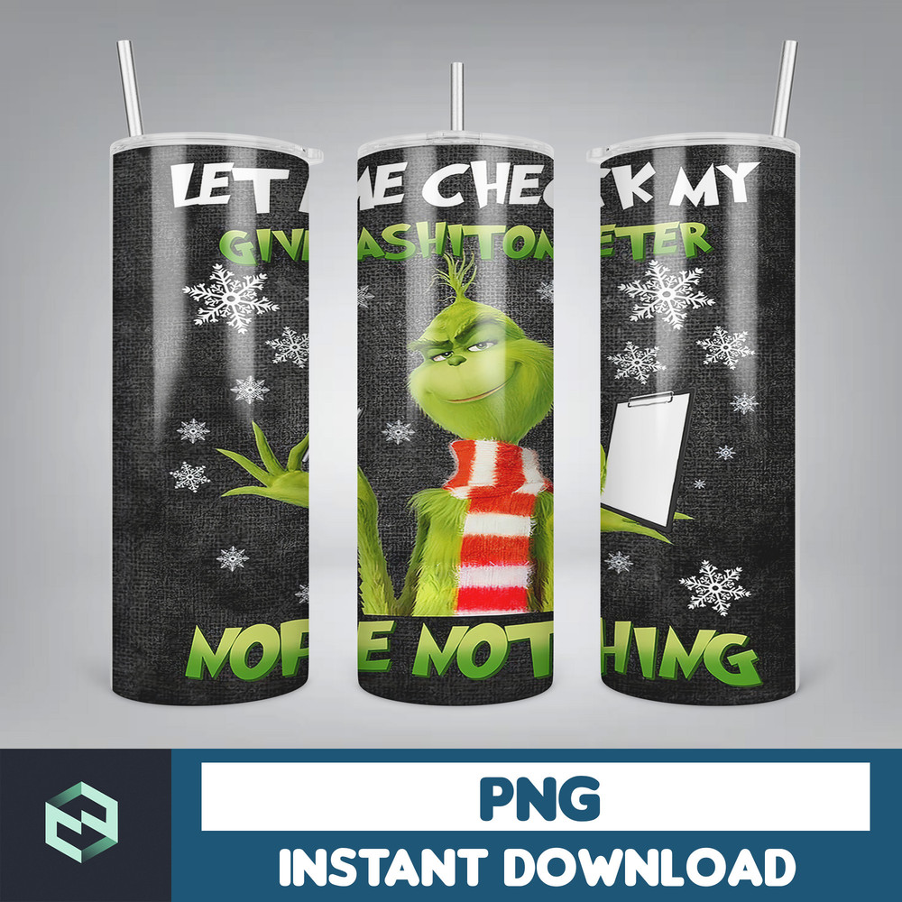 Christmas Tumbler Sublimation Designs 20oz Skinny Tumbler Wrap, Cartoon Funny Christmas Design Tumbler PNG Digital 2D (38).jpg