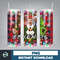 Christmas Tumbler Sublimation Designs 20oz Skinny Tumbler Wrap, Cartoon Funny Christmas Design Tumbler PNG Digital 2D (56).jpg