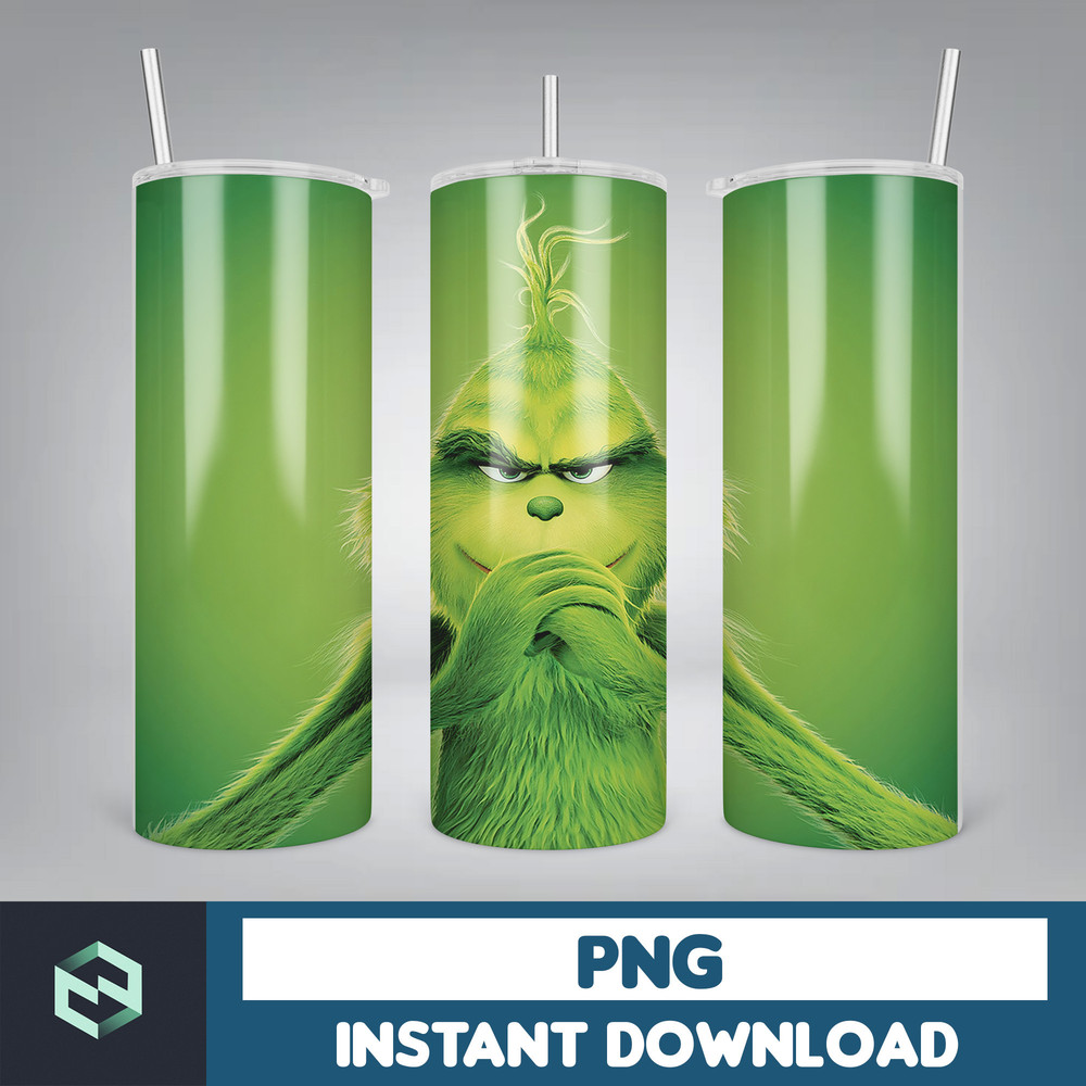 Christmas Tumbler Sublimation Designs 20oz Skinny Tumbler Wrap, Cartoon Funny Christmas Design Tumbler PNG Digital 2D (59).jpg