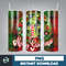 Christmas Tumbler Sublimation Designs 20oz Skinny Tumbler Wrap, Cartoon Funny Christmas Design Tumbler PNG Digital 2D (63).jpg