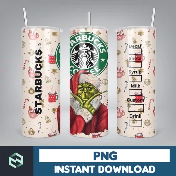 Christmas Tumbler Sublimation Designs 20oz Skinny Tumbler Wrap, Cartoon Funny Christmas Design Tumbler PNG Digital 2D (66).jpg