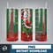 Christmas Tumbler Sublimation Designs 20oz Skinny Tumbler Wrap, Cartoon Funny Christmas Design Tumbler PNG Digital 2D (74).jpg