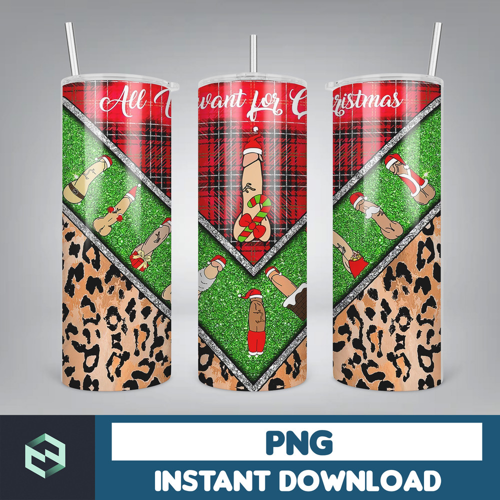 Christmas Tumbler Sublimation Designs 20oz Skinny Tumbler Wrap, Cartoon Funny Christmas Design Tumbler PNG Digital 2D (77).jpg