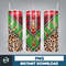 Christmas Tumbler Sublimation Designs 20oz Skinny Tumbler Wrap, Cartoon Funny Christmas Design Tumbler PNG Digital 2D (77).jpg