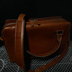 diy leather shoulder bag - digital leather bag - pdf leather bag