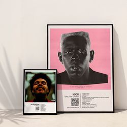 custom album print, tracklist poster, pop culture art, music album poster, album cover poster, personalised album