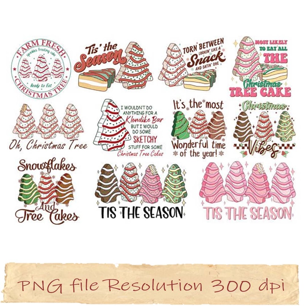 Christmas Tree Cake Sublimation Bundle.jpg