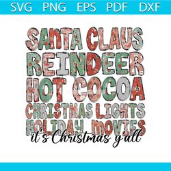 retro christmas gift wrap its christmas y all png download