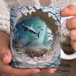 3d sewing mug, 3d floral sewing machine 11oz,15oz mug sublimation wrap, digital download mug png, 3d mug wrap coffee mug