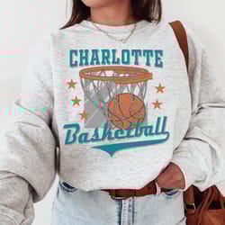 charlotte hornet, vintage charlotte hornet sweatshirt t-shirt, charlotte basketball shirt, hornets tshirt, basketball fa