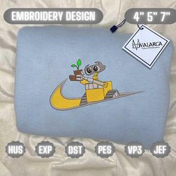 nike wall-e embroidered sweatshirt - embroidered sweatshirt/ hoodies
, embroidery design, embroidery files