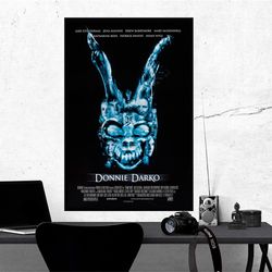 donnie darko movie poster, room decor, home decor, art poster for gift.jpg