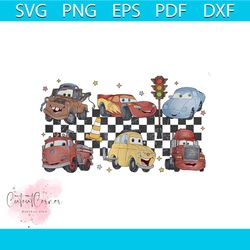 retro lighting mcqueen disney pixar cars png download