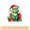 Cute Green Cat Christmas 6.jpg