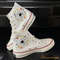 Custom Converse Chuck Taylor Embroidered Dog Summer Garden Flowers Embroidered Convese Shoes Embroidered Converse Custom Wedding Flowers - 3.jpg
