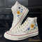 Custom Converse Chuck Taylor Embroidered Garden Flower Sunflower Embroidered Converse Custom Wedding Flowers - 2.jpg