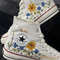 Custom Converse Chuck Taylor Embroidered Garden Flower Sunflower Embroidered Converse Custom Wedding Flowers - 3.jpg