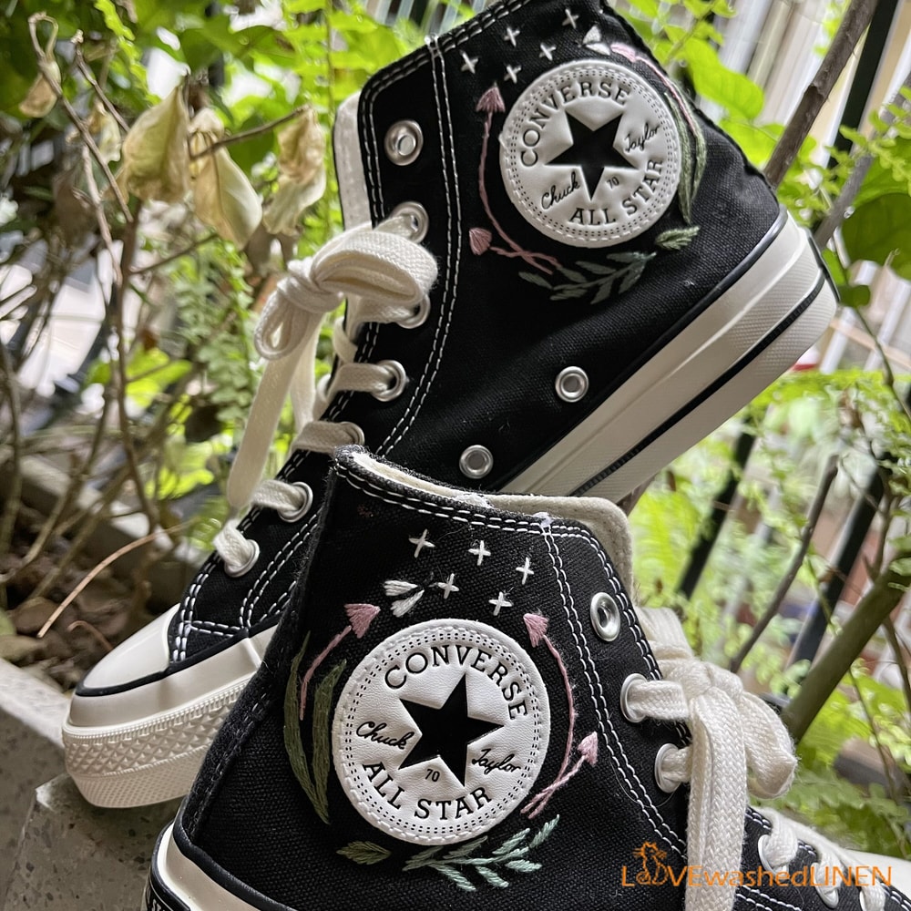 Custom Converse Chuck Taylor Embroidered Ghost Embroidered Converse Halloween Vibes Embroidered Sneakers - 6.jpg
