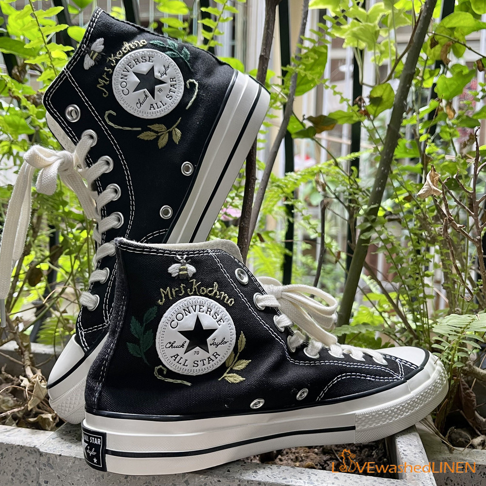 Custom Converse Chuck Taylor Embroidered Ghost Embroidered Converse Halloween Vibes Embroidered Sneakers - 3.jpg