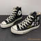 Custom Converse Chuck Taylor Embroidered ghosts and mushrooms Converse Shoes Embroidered Converse Custom - 4.jpg