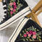 Custom Converse Chuck Taylor Embroidered Jolie Roses Flower Embroidered Converse Custom Wedding Wedding Sneakers - 4.jpg