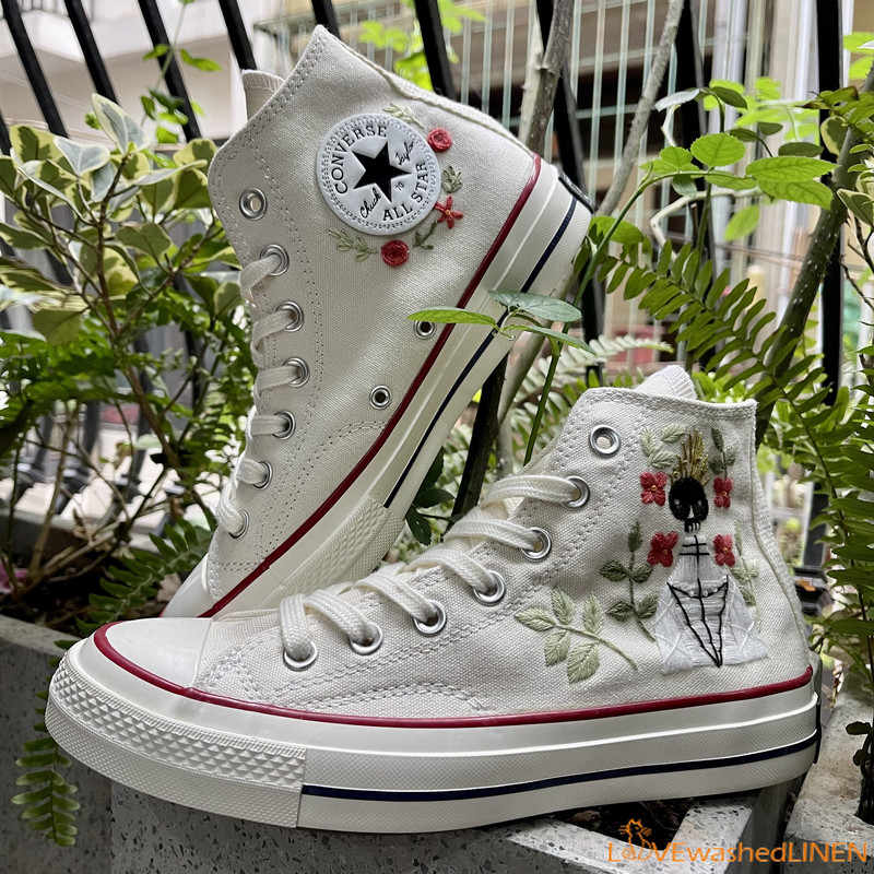 Custom Converse Chuck Taylor Embroidered Memento Converse Shoes Impressive Embroidered Converse Custom Memento Embroidered Sneaker - 3.jpg